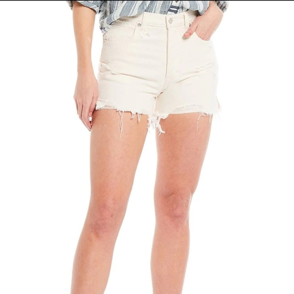 Free People Makai Cut Off High Rise Shorts - Picture 1 of 6